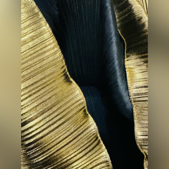 Vintage David Rose Women’s  Long Skirt Gold/ Black Reversible Size XL - Picture 3 of 10